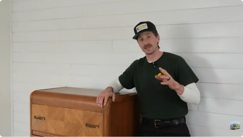 Movers completing a careful unloading sequence